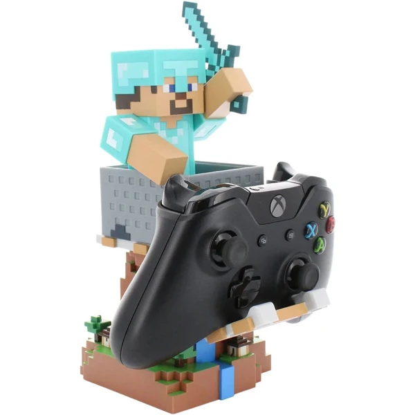 EXG Cable Guys Minecraft - Steve in Diamond Armour R.E.S.T - Figúrky - Obrázok 43RD000O01