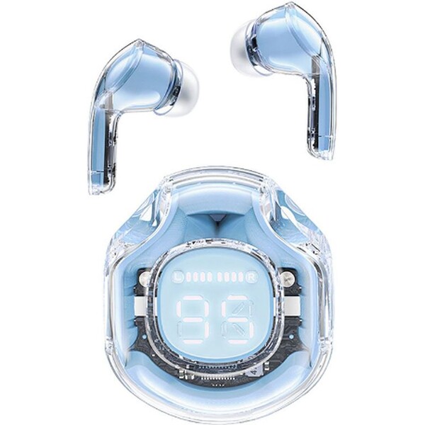 E-shop Acefast T8 Crystal Bluetooth slúchadlá do uší modrá