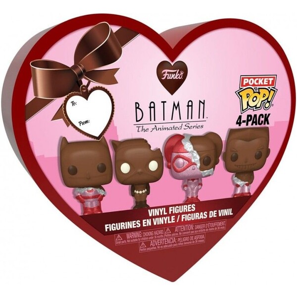 E-shop Funko Pocket POP! DC Comics Valentine 2024 Chocolate (4 figúrky)