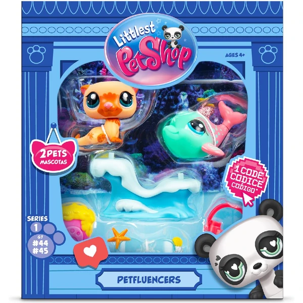 Littlest Pet Shop balenie 2 figúrok Petfluenceri MIX - Figúrky - Obrázok 46O7000K01