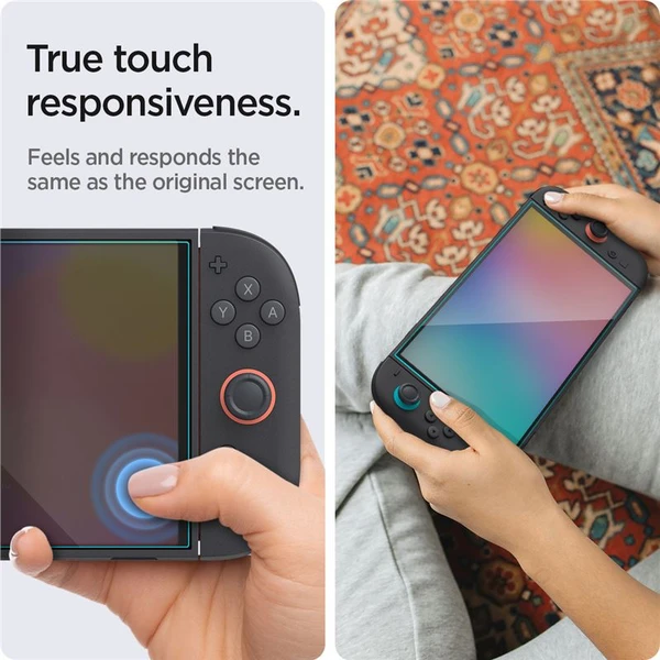 Spigen Glass tR EZ Fit 2 Pack tvrdené sklo Nintendo Switch 2 (2 ks) - Ochranné fólie a sklo - Obrázok 46cffe634c2f4640ac1015cb9cdde23b