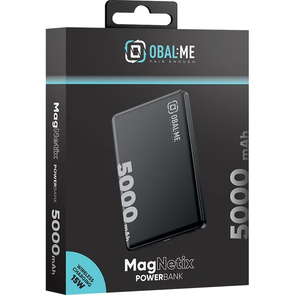 OBAL:ME MagNetix Powerbanka 5000mAh Čierna - Powerbanky - Obrázok 48b957edb00d471690b3388ac3040560