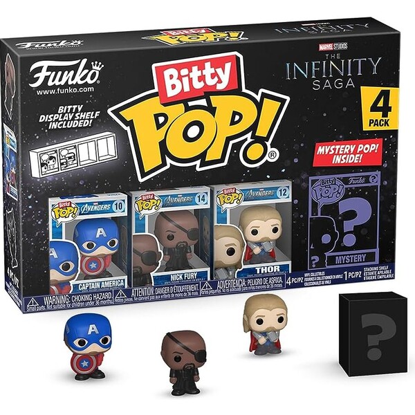 E-shop Funko Bitty POP! Marvel- Captain America 4 pack