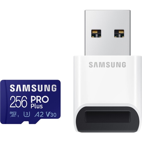 E-shop Samsung micro SDXC 256GB PRO Plus + USB adaptér