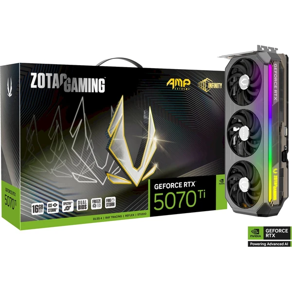 ZOTAC NVIDIA GeForce RTX 5070 Ti AMP Extreme INFINITY - Grafické karty - Obrázok 4FLI000K01