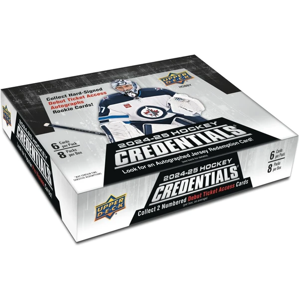 Hokejové karty 2024-25 Upper Deck Credentials Hockey Hobby Box - Hokejové karty - Hlavný obrázok