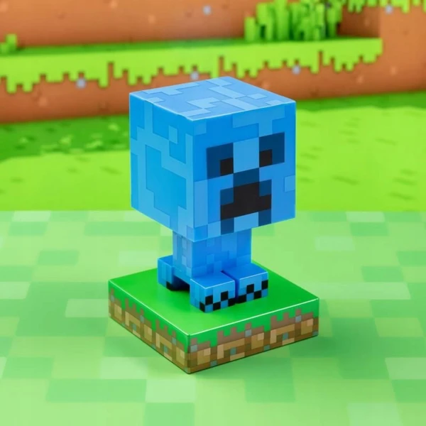 Icon Light Minecraft - Creeper modrý - Lampičky - Obrázok 4G96G00101