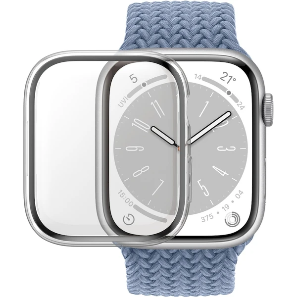 PanzerGlass Apple Watch 9/8/7 (41mm) ochranný kryt s D3O - číry rámček - Puzdra - Obrázok 4GC1000O01