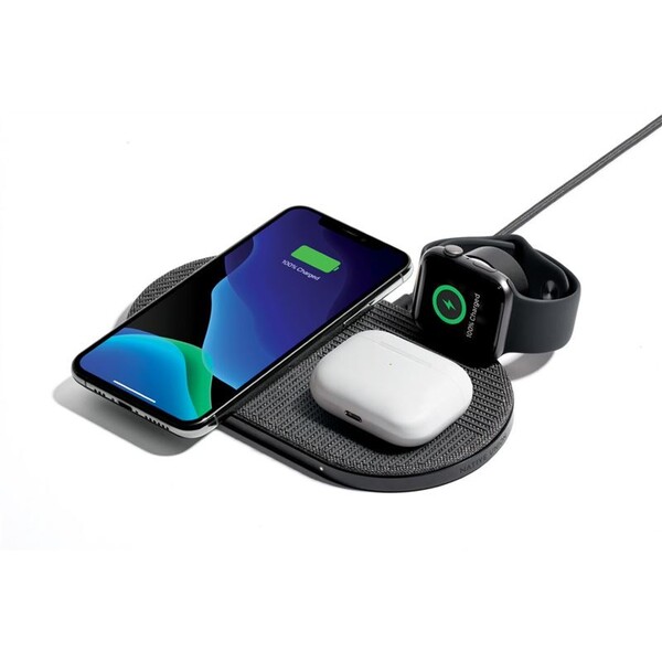 E-shop Native Union Drop Wireless XL Charge Pad AW bezdrôtová nabíjačka sivá