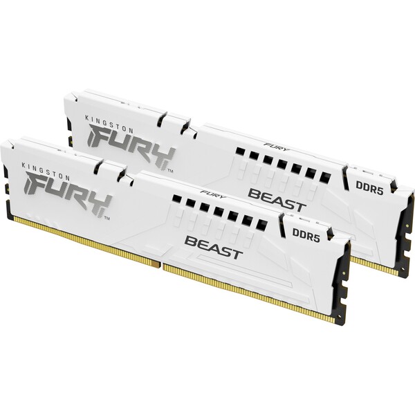 E-shop Kingston Fury Beast White 64GB (2x32GB) DDR5 5600 CL40