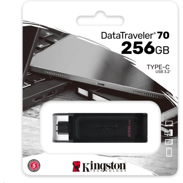 Kingston DataTraveler 70 256GB (USB-C) - Flashdisky - Obrázok 4M6M300401