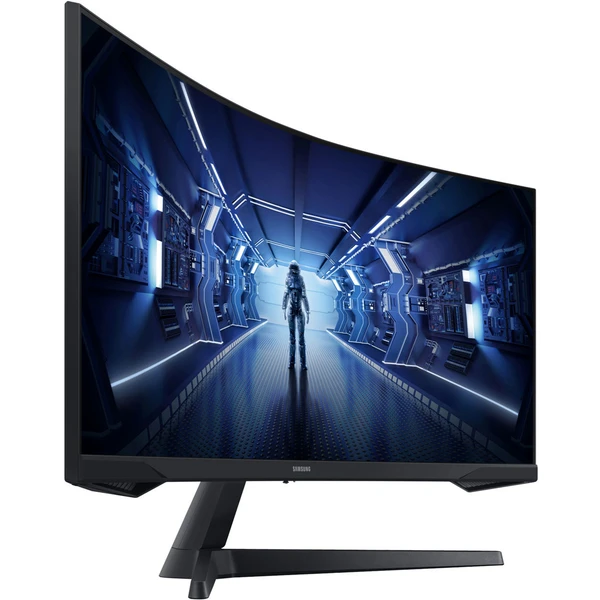 34" Samsung Odyssey G55T, QHD Prohnutý, 165Hz - Monitory - Obrázok 4R9N300401