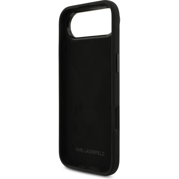 Karl Lagerfeld Liquid Silicone Metal Ikonik kryt iPhone Air čierny - Puzdra - Obrázok 4b8b0103510b41c7a545ed2d5881cee6