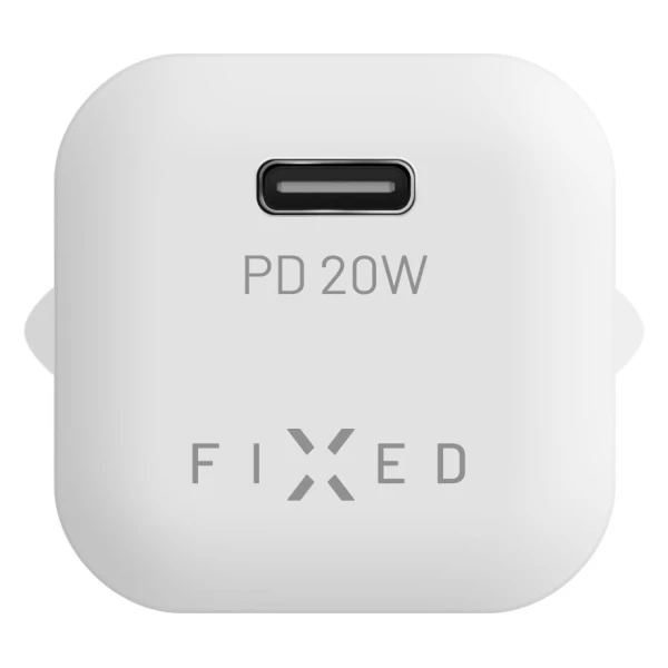 FIXED Mini nabíjačka s USB-C a USB-C/Lightning káblom, PD, 1 m, MFI, 20W, biela - Nabíjačky - Obrázok 500cb33365f145119262fb7ccc0877d5