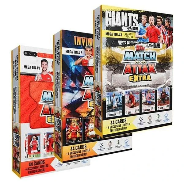 Futbalové karty Topps 2025 UCC MA Extra - Mega tin - Futbalové karty - Obrázok 50GE000N01