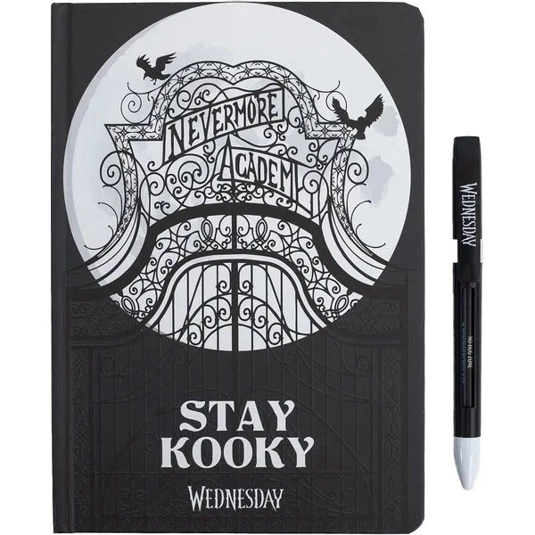 Blok a pero Wednesday - Stay Spooky - Zápisníky - Obrázok 51JF000K01