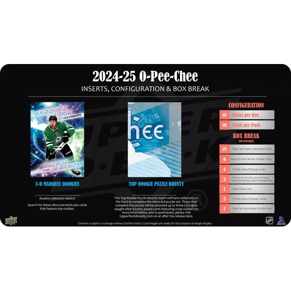 Hokejové karty 2024-25 Upper Deck O-Pee-Chee Hockey Hobby Box - Hokejové karty - Obrázok 523D000O01