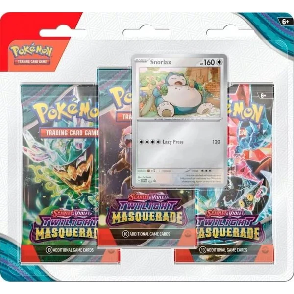 Pokémon TCG: SV06 Twilight Masquerade - 3 Blister Booster - Pokémon karty - Obrázok 53F3000J01