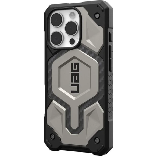 UAG Monarch Pro Magsafe kryt iPhone 16 Pro titánový - Puzdra - Obrázok 57f451f75571401db492128032283ed8