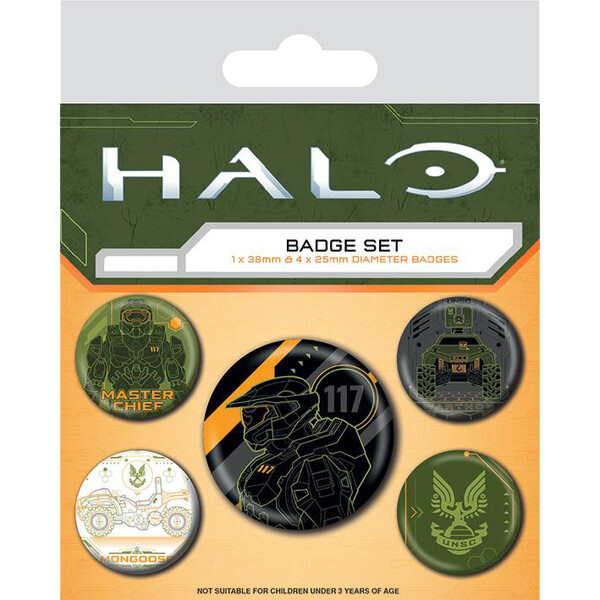 E-shop Set odznakov Halo