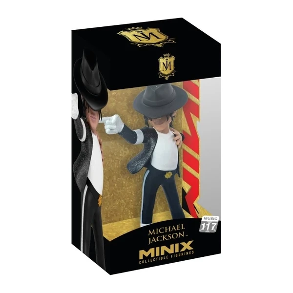 MINIX Michael Jackson Figure, Thriller, Collectible, 12 cm, Gift Idea for Children and Adults, Music Fans - MN15269