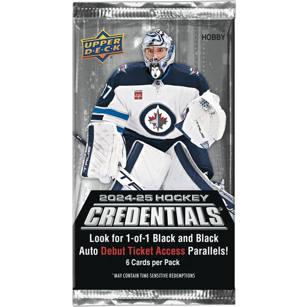 Hokejové karty 2024-25 Upper Deck Credentials Hockey Hobby Box - Hokejové karty - Obrázok 5FSE000K01
