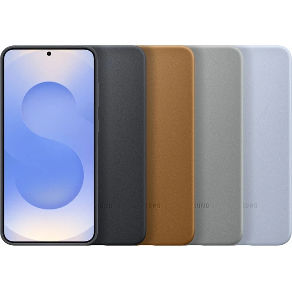 Samsung Kindsuit Case kryt z vegánskej kože Galaxy S25 čierny - Puzdra - Obrázok 5GCC000J01