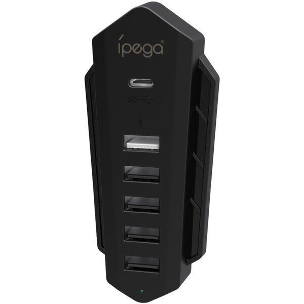 E-shop iPega P5036 USB/USB-C HUB pre PS5 (6v1) čierny