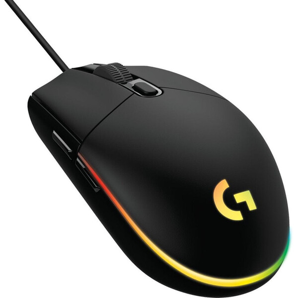 E-shop Logitech G203 LIGHTSYNC myš čierna