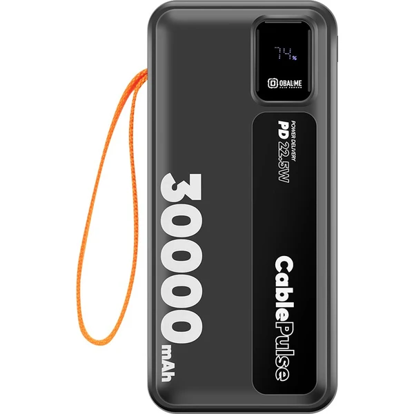 OBAL:ME CablePulse Powerbanka 30000mAh 22,5W Čierna - Powerbanky - Obrázok 5db8baf39e054de78befdf55014b7192