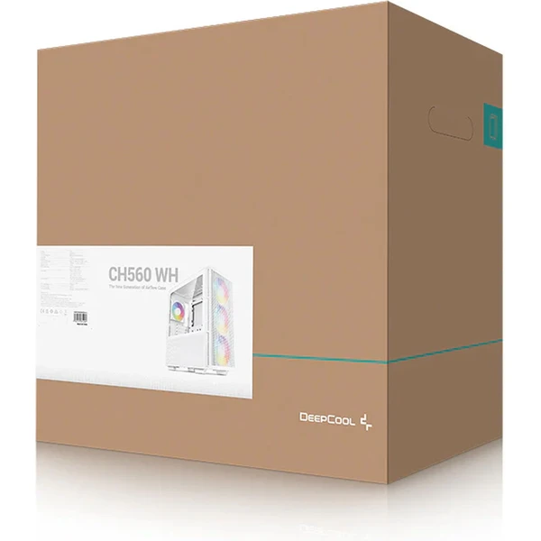 DEEPCOOL CH560 biela - Počítačové skrine - Obrázok 60J0000N01