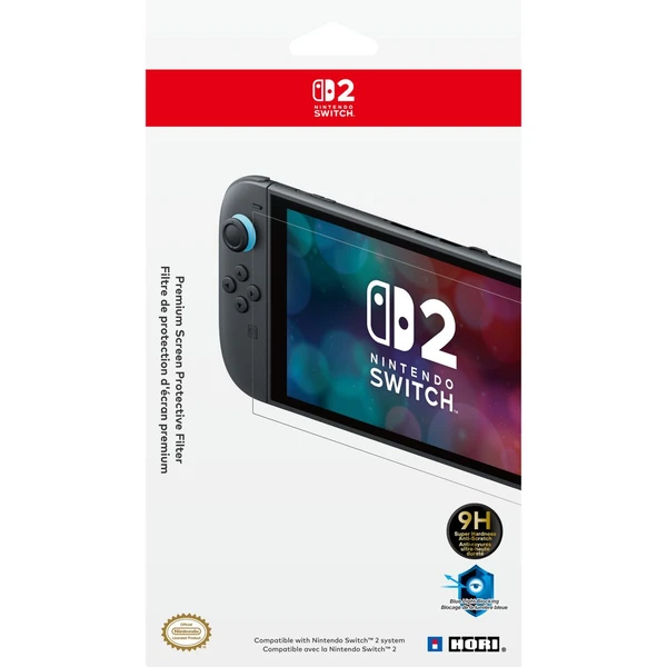 HORI Premium ochranné sklo pre Nintendo Switch 2 - Ochranné fólie a sklo - Hlavný obrázok