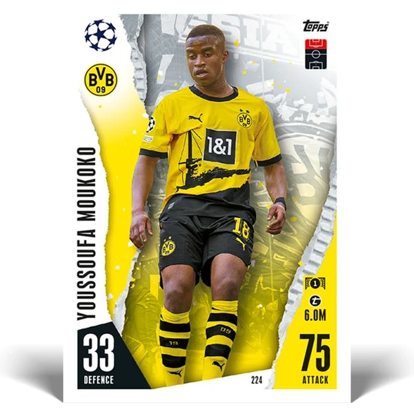 Futbalové karty Topps UEFA UCL MATCH ATTAX 23/24 - Mega Multipack - Futbalové karty - Obrázok 6296000701