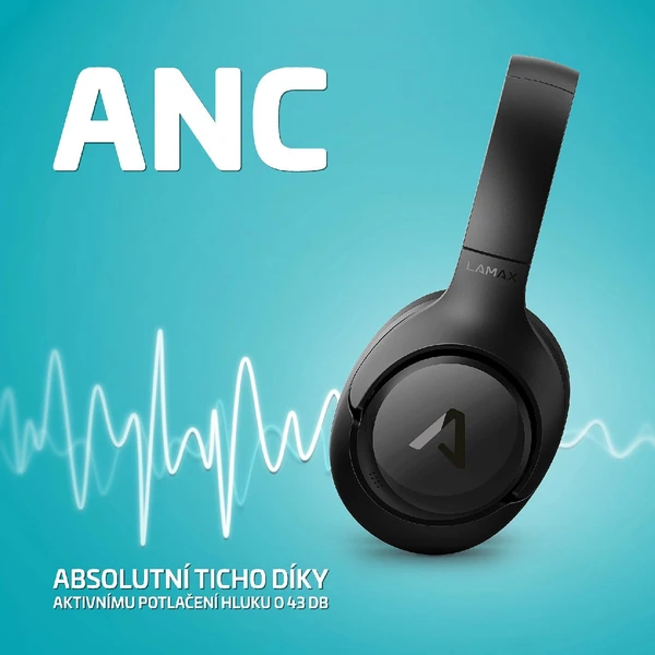 LAMAX NoiseComfort2 ANC bezdrôtové slúchadlá - Slúchadlá - Obrázok 6335000K01