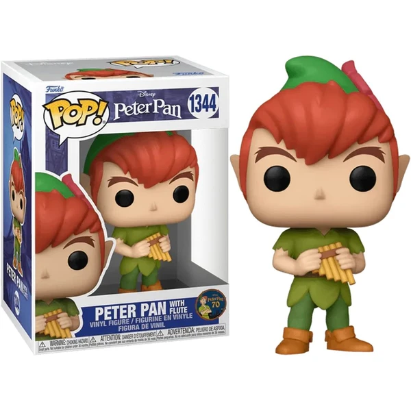 Funko POP! #1344 Disney: Peter Pan 70. - Peter Pan w/flute - Funko POP! - Hlavný obrázok