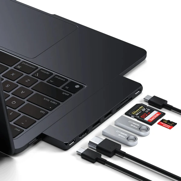 Satechi Pro Hub Slim polnočne čierny - USB huby - Obrázok 64T1000701