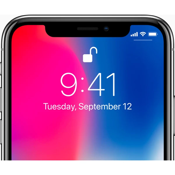 Apple iPhone X 64GB strieborný - Mobilné telefóny - Obrázok 657L000101
