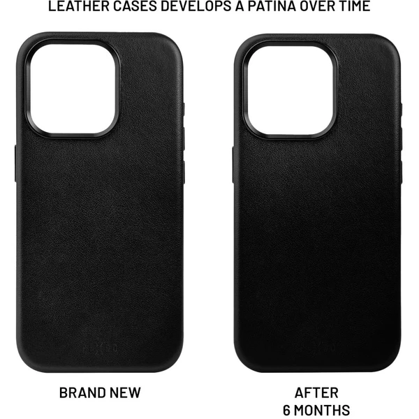 FIXED MagLeather kožený kryt s MagSafe Apple iPhone 16 Pro Max čierny - Puzdra - Obrázok 65da00cedf2f45f397f6c48f925e2af8