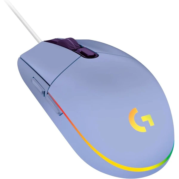Logitech G203 LIGHTSYNC myš šeříková - Myši - Obrázok 67QIF00101