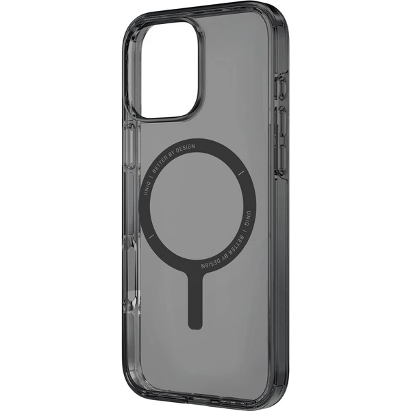 UNIQ Clario (ECO) MagClick kryt s MagSafe iPhone 16 Pro Max dymový - Puzdra - Obrázok 67ce46a1d3864564bd350ee639ae05ea
