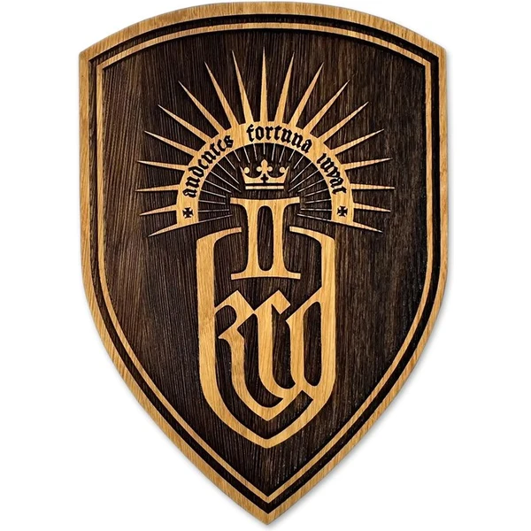 Drevený štít na stenu veľký Kingdom Come: Deliverancia II 21 x 30 cm - Dekorácie - Hlavný obrázok