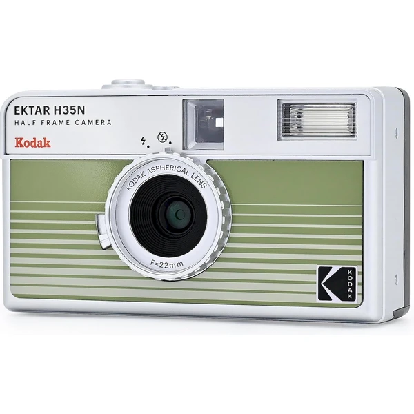 Kodak EKTAR H35N Striped Analógový fotoaparát zelený - Fotoaparáty - Obrázok 6EO0000L01