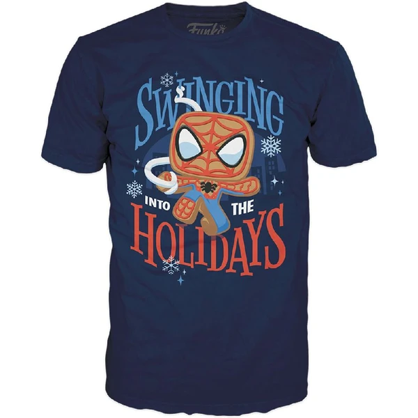 Funko Pocket POP! & Tee: Marvel - Spider-Man (Gingerbread ) detské S - Darčekové sady - Obrázok 6LBK100501