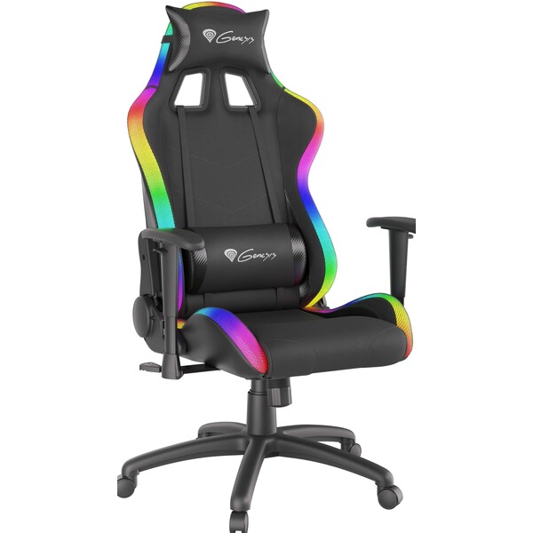 E-shop Genesis Trit 500 RGB Herná stolička čierna