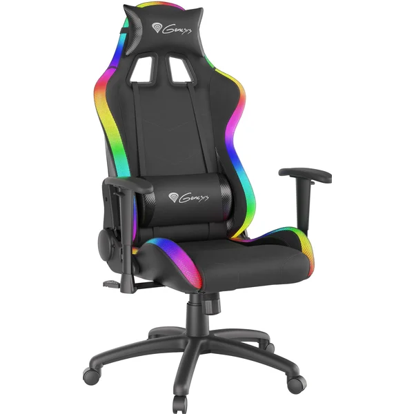 Genesis Trit 500 RGB Herná stolička čierna - Stoličky - Hlavný obrázok