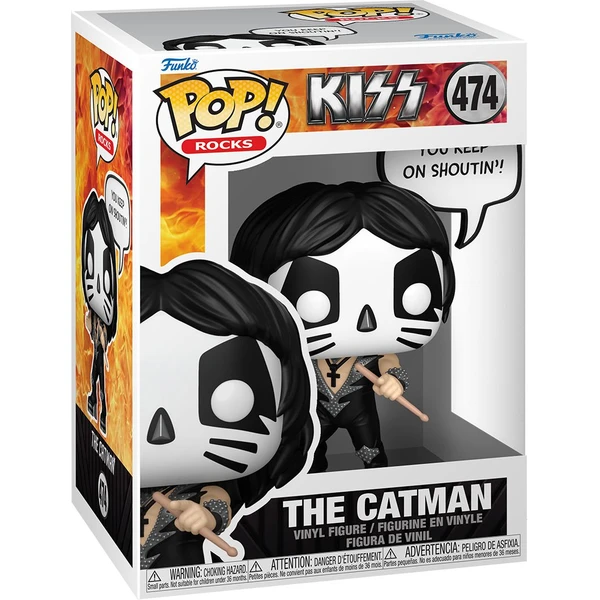 Funko POP! #474 Rocks: KISS - The Catman (Rock & Roll All Night) (Sayings) - Funko POP! - Obrázok 6U7H000K01