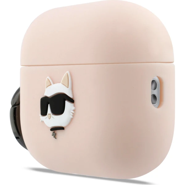 Karl Lagerfeld 3D Logo NFT Choupette Head silikónové puzdro pre AirPods Pro 3 ružové - Puzdra - Obrázok 6e6dd2ff50d04185a4d40e93877066fa