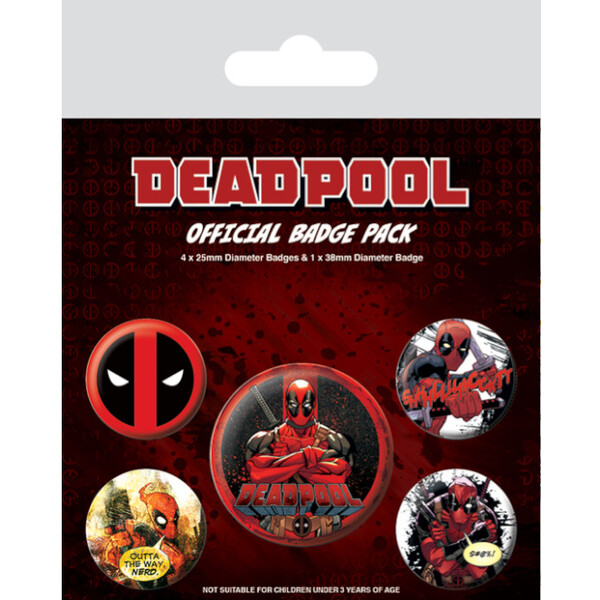 E-shop Set odznakov Deadpool