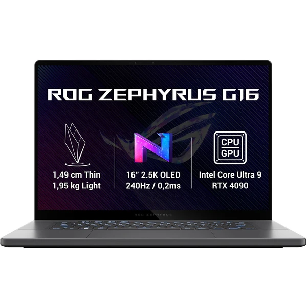 ASUS ROG Zephyrus G16 (GU605MY-NEBULA026W) sivý - Notebooky - Hlavný obrázok