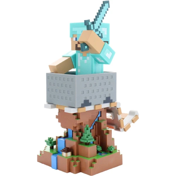 EXG Cable Guys Minecraft - Steve in Diamond Armour R.E.S.T - Figúrky - Obrázok 73RD000O01